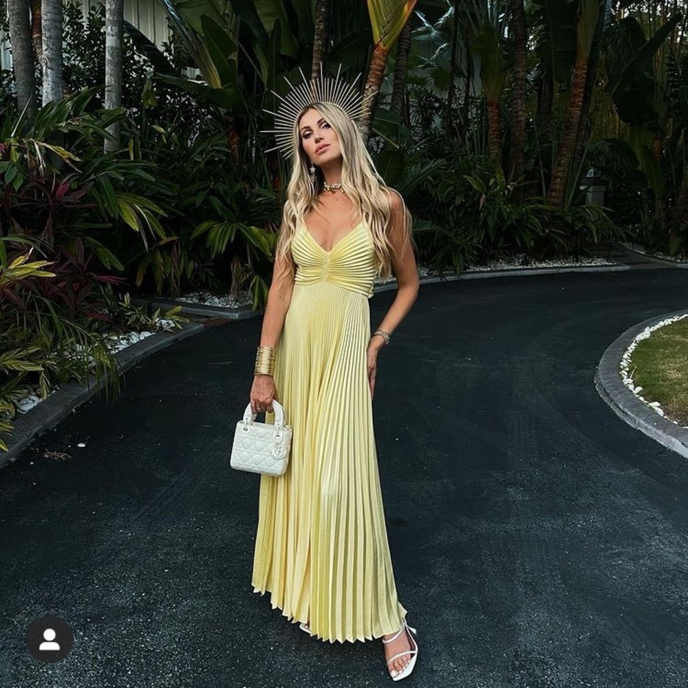 ALC Aries dress in yellow